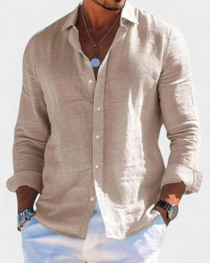 Dennis – Casual Men's Linen Shirt