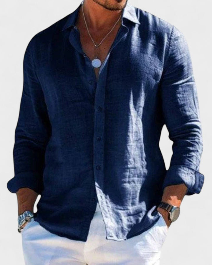 Dennis – Casual Men's Linen Shirt