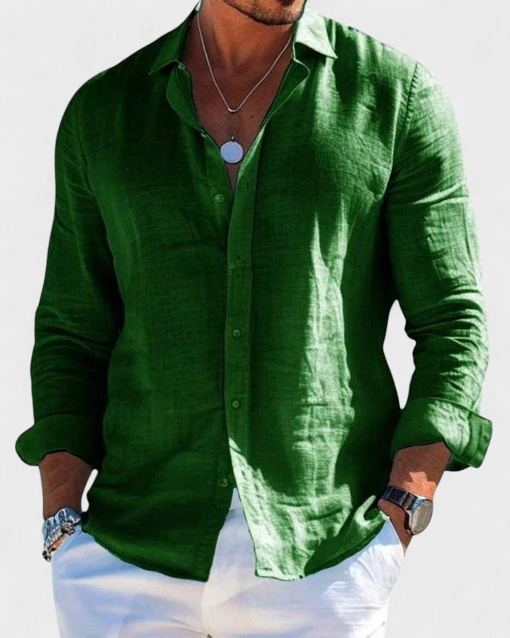 Dennis – Casual Men's Linen Shirt