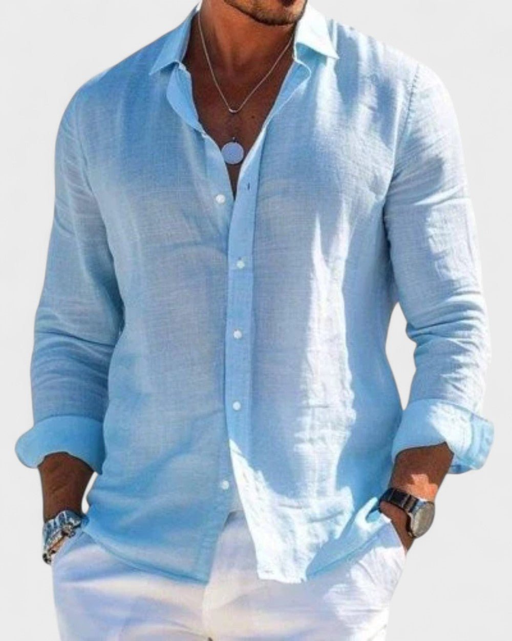 Dennis – Casual Men's Linen Shirt