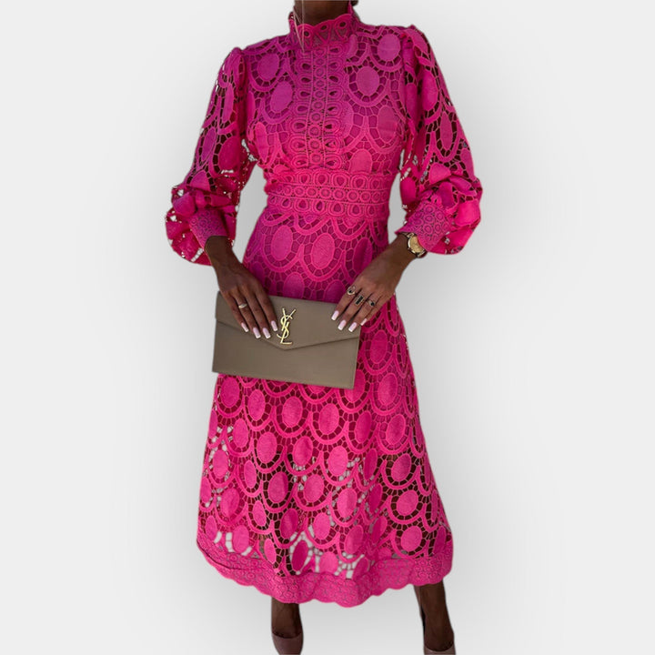 Niamh – Romantic Dress with Lace Details