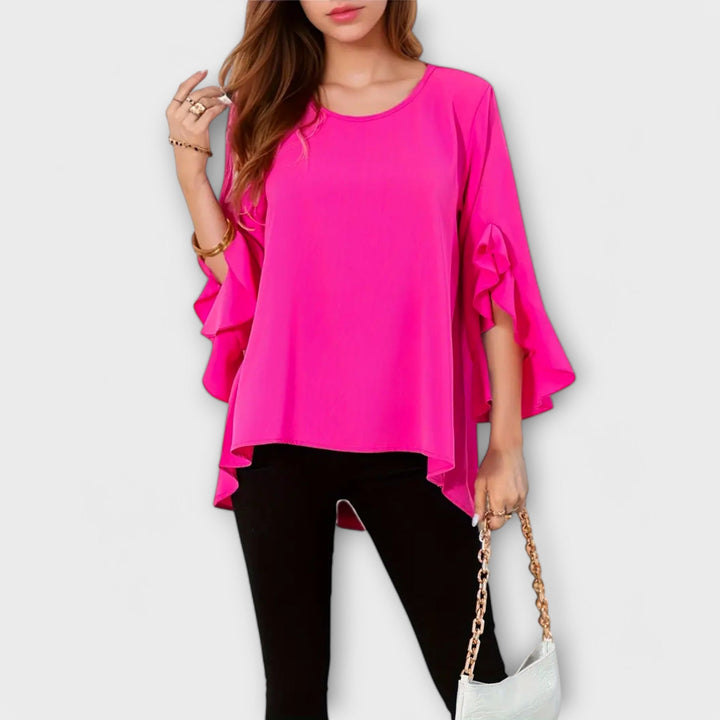 Caoimhe – Flowy Ruffle Blouse
