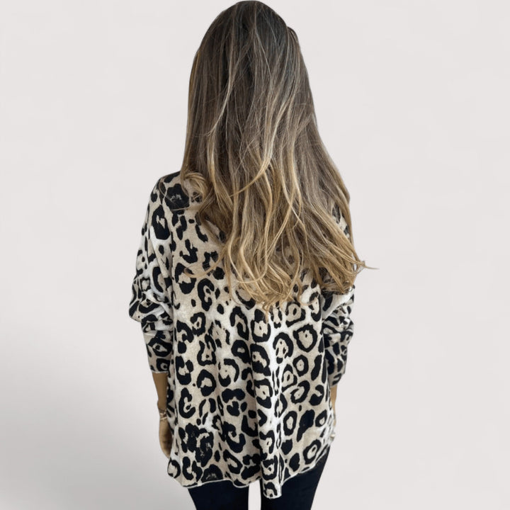 Zlata – Casual Women's Leopard-Print Top