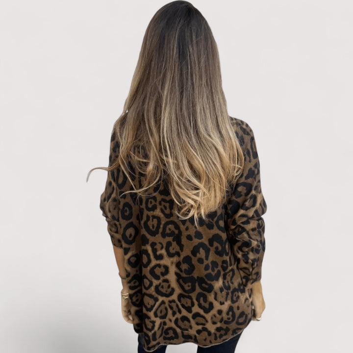 Zlata – Casual Women's Leopard-Print Top