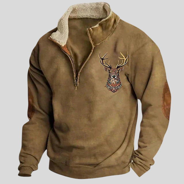 Kasper – Hoodie with Deer Motif