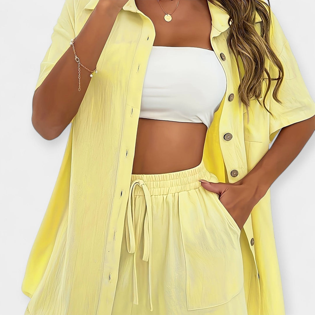 Niamh – Shirt and Shorts Set