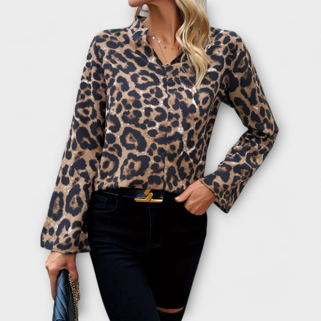 Aisling – Charming Printed-Style Blouse