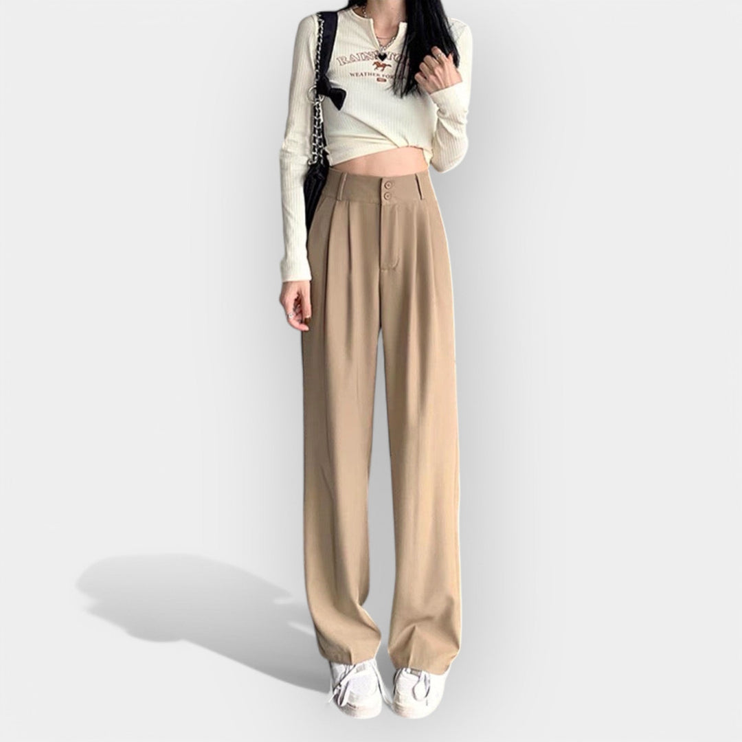 Niamh – Korean-Style Wide Trousers