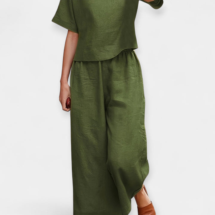 Órla – Airy Short-Sleeve Trouser Set