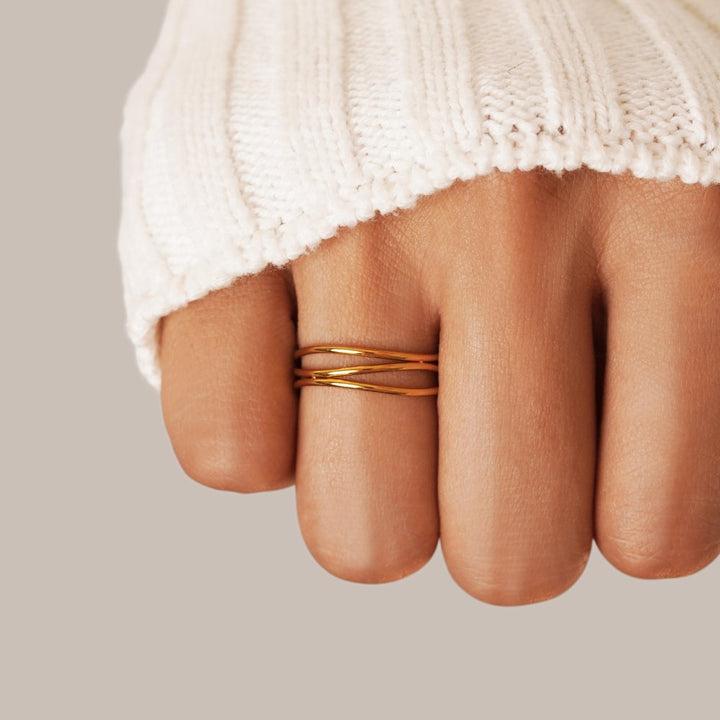 Flawless Circle – Gold Ring