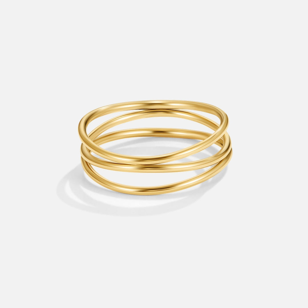 Flawless Circle – Gold Ring