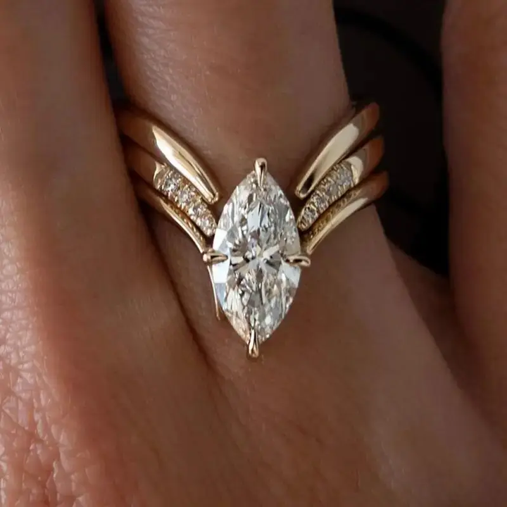 Gold Drop Ring