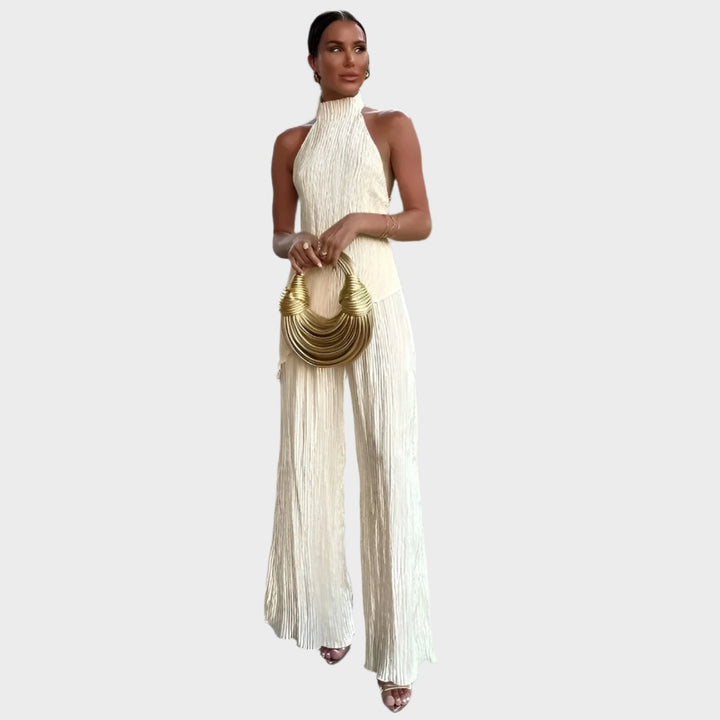 Niamh – Elegant Pleated Set