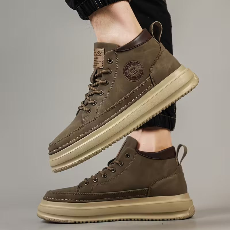 Rory – Orthopedic Leather Trainers ⏐ Premium Edition