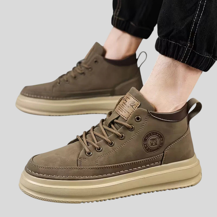 Rory – Orthopedic Leather Trainers ⏐ Premium Edition