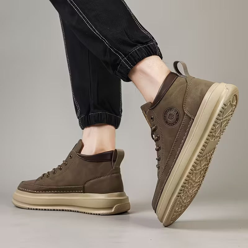 Rory – Orthopedic Leather Trainers ⏐ Premium Edition
