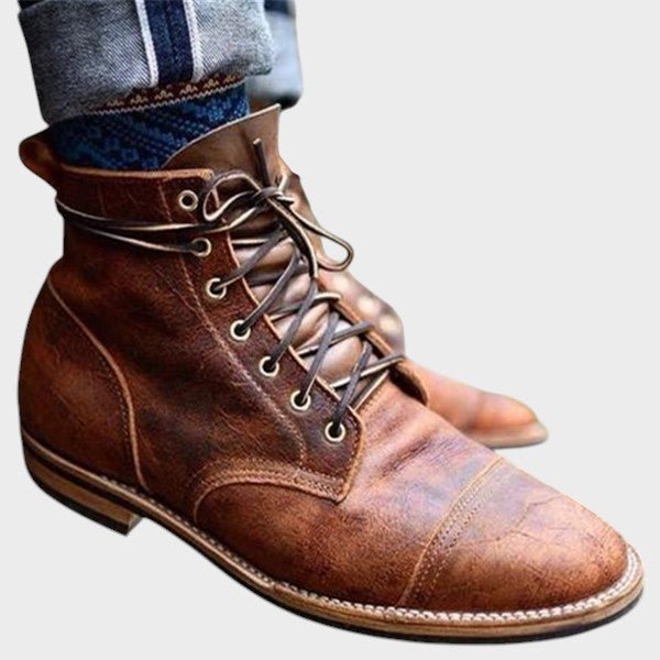 Cathal – Stylish Leather Boots