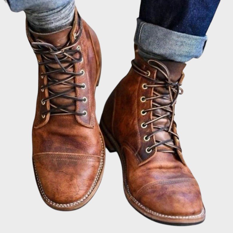 Cathal – Stylish Leather Boots