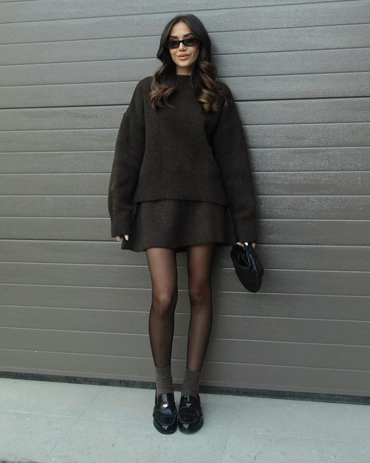 Marie – Autumn Knit Set