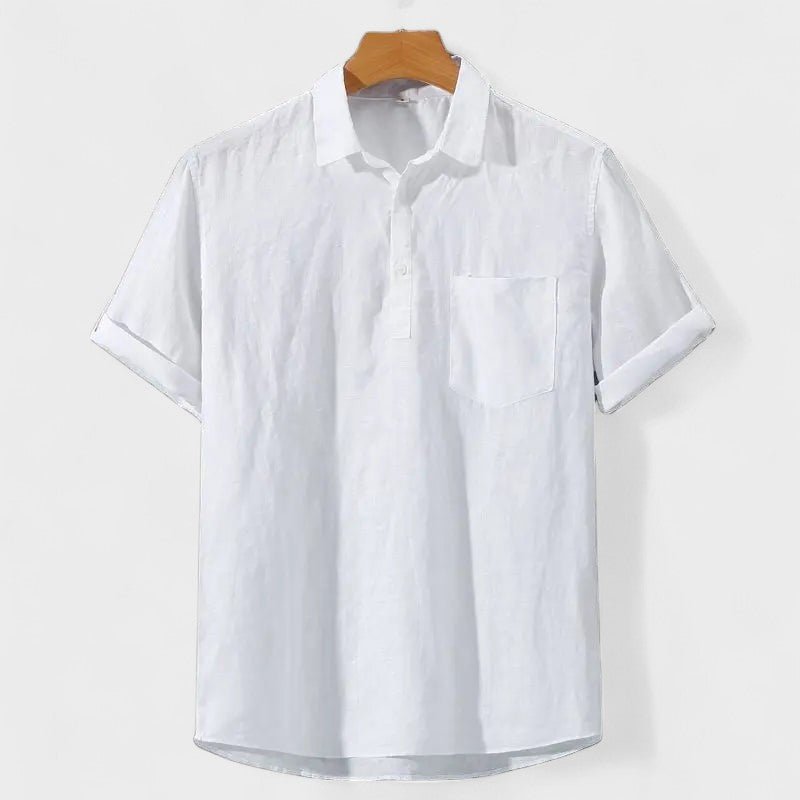 Kaj – Linen Polo Shirt