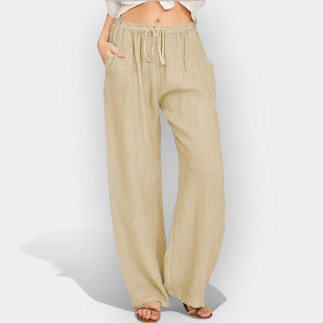 Niamh – Airy Summer Linen Trousers