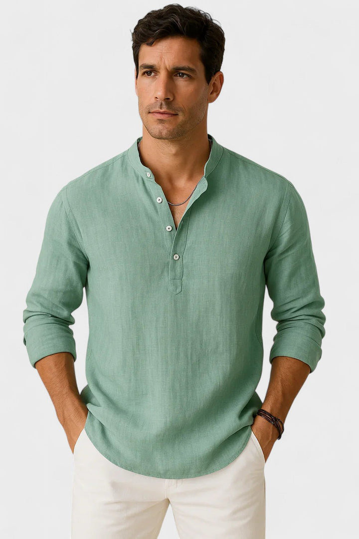 Leo – Linen-Cotton Shirt