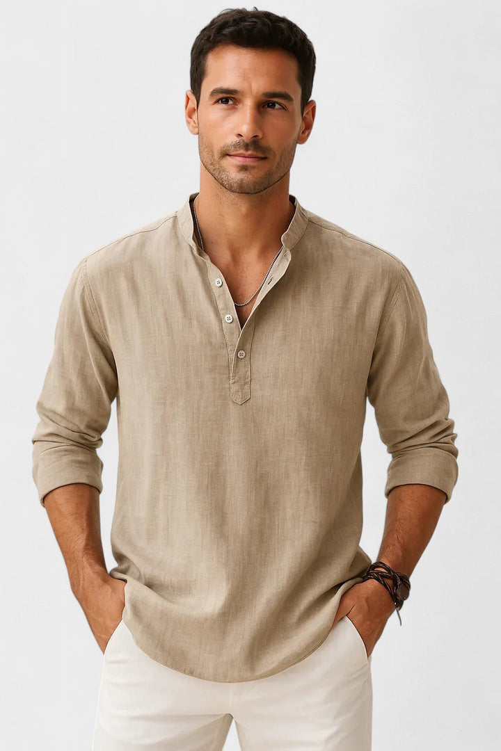 Leo – Linen-Cotton Shirt