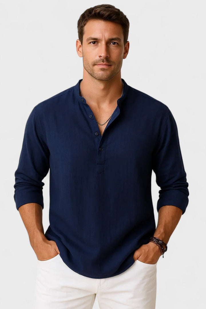 Leo – Linen-Cotton Shirt