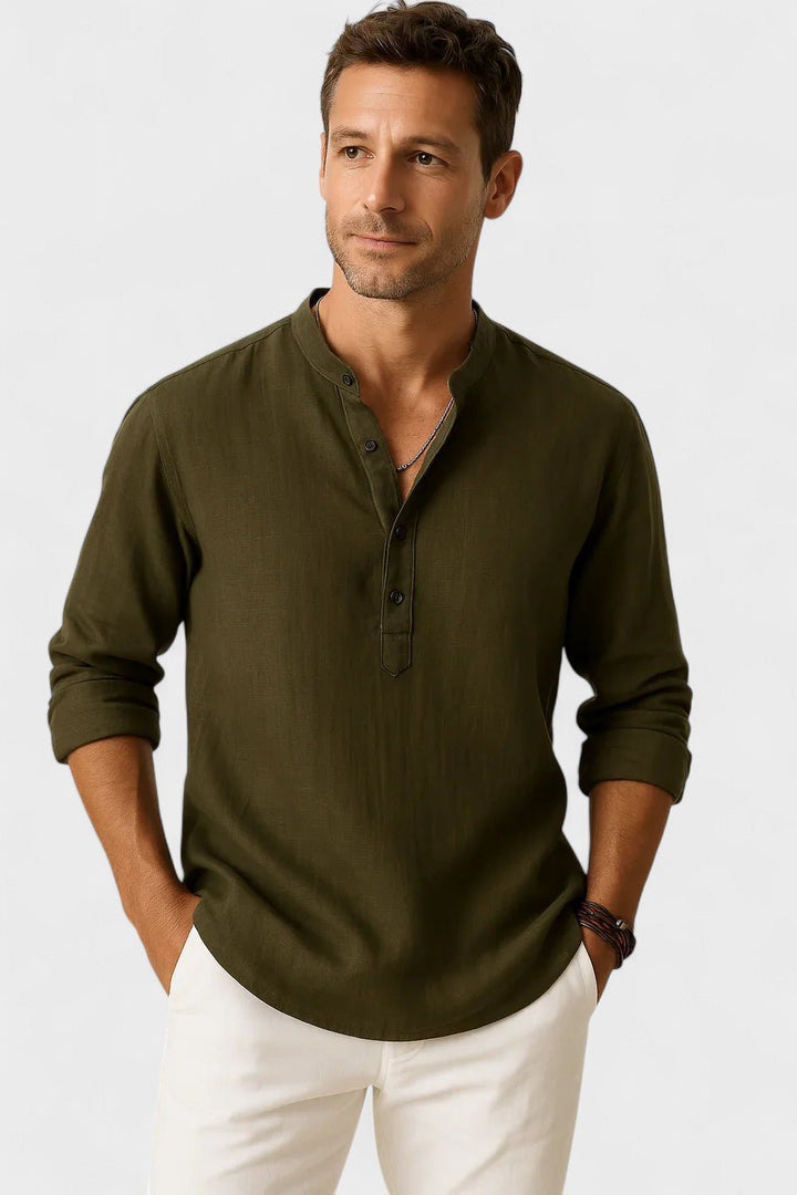 Leo – Linen-Cotton Shirt