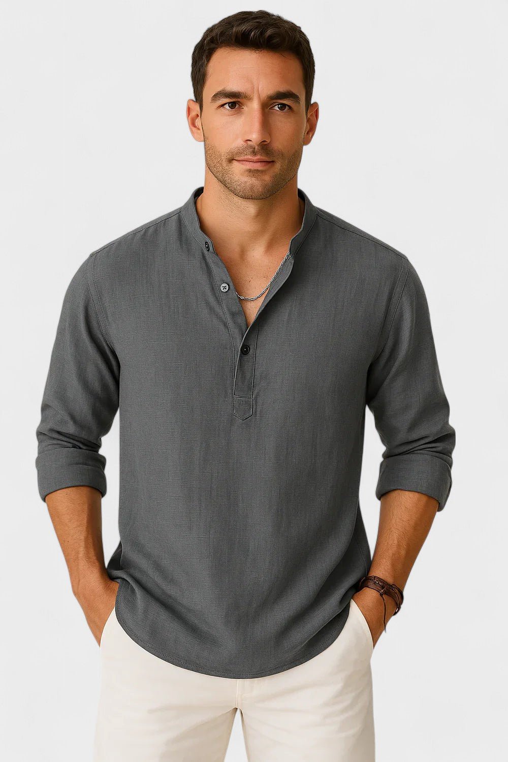 Leo – Linen-Cotton Shirt