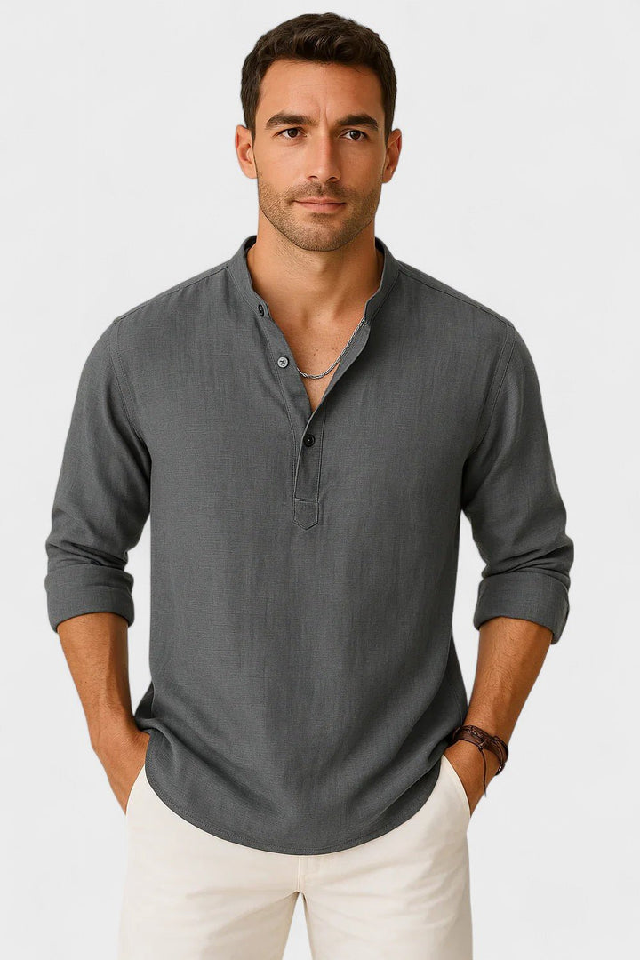 Leo – Linen-Cotton Shirt