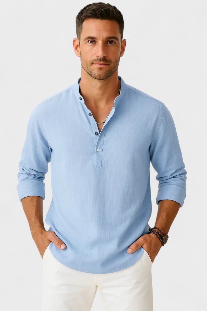 Leo – Linen-Cotton Shirt