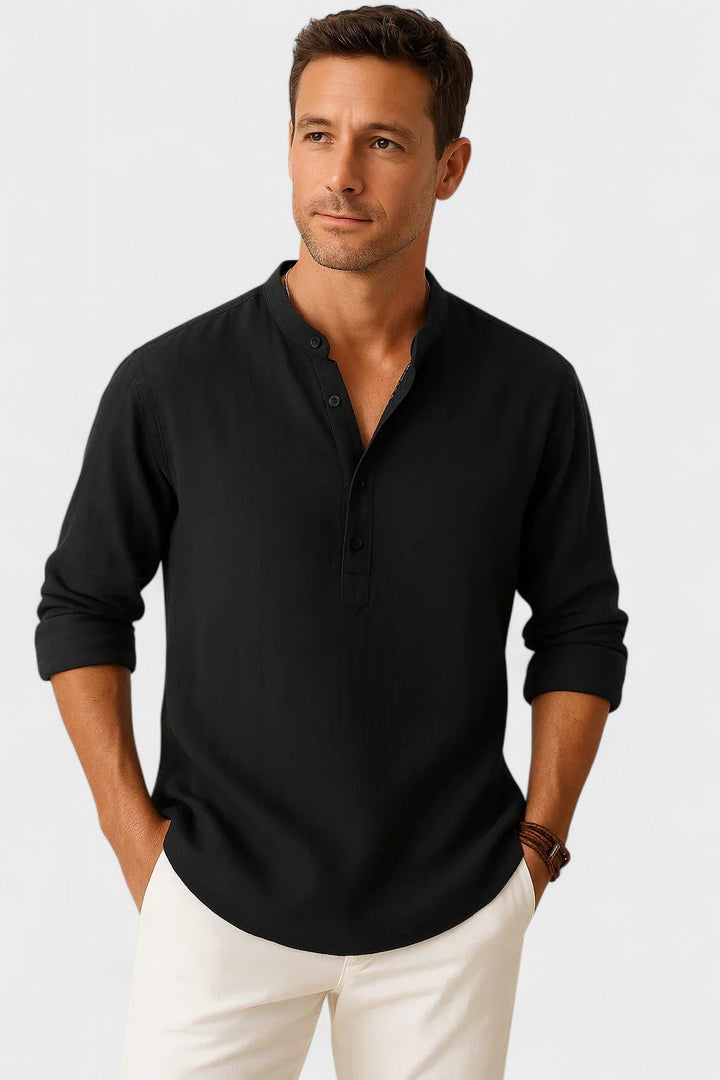 Leo – Linen-Cotton Shirt