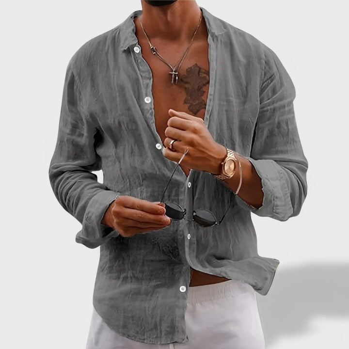 Louis – Summer Linen Shirt