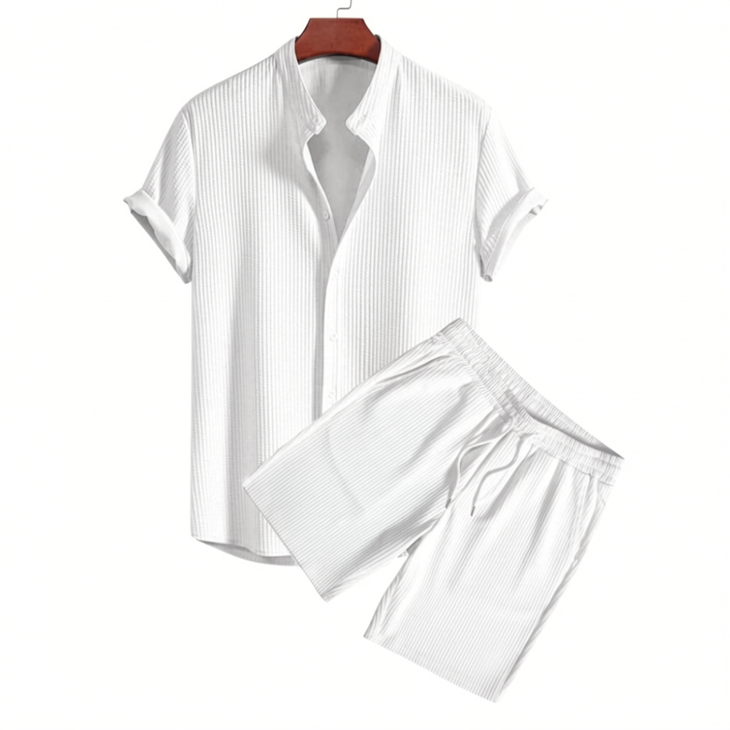 Štefan – Men's Summer Shirt and Shorts Set