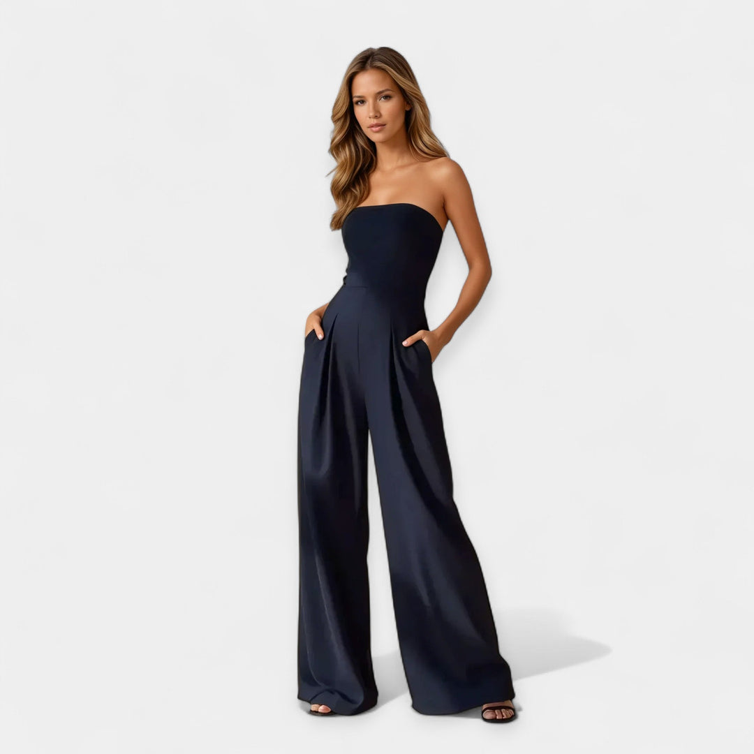 Éadaoin – Strapless Jumpsuit with Corset