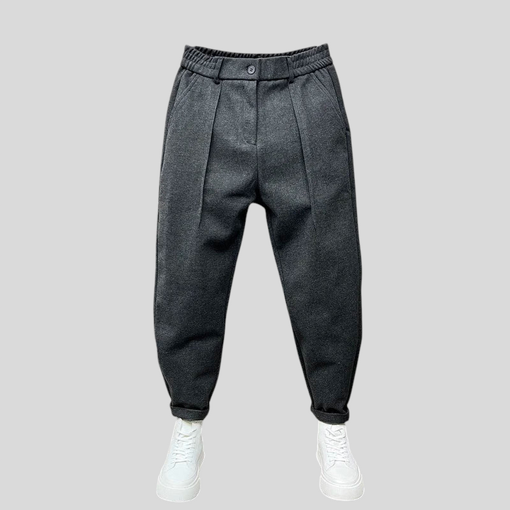 Marcello – Elegant Melange Trousers