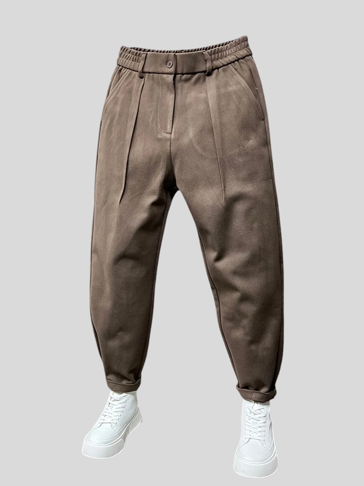 Marcello – Elegant Melange Trousers