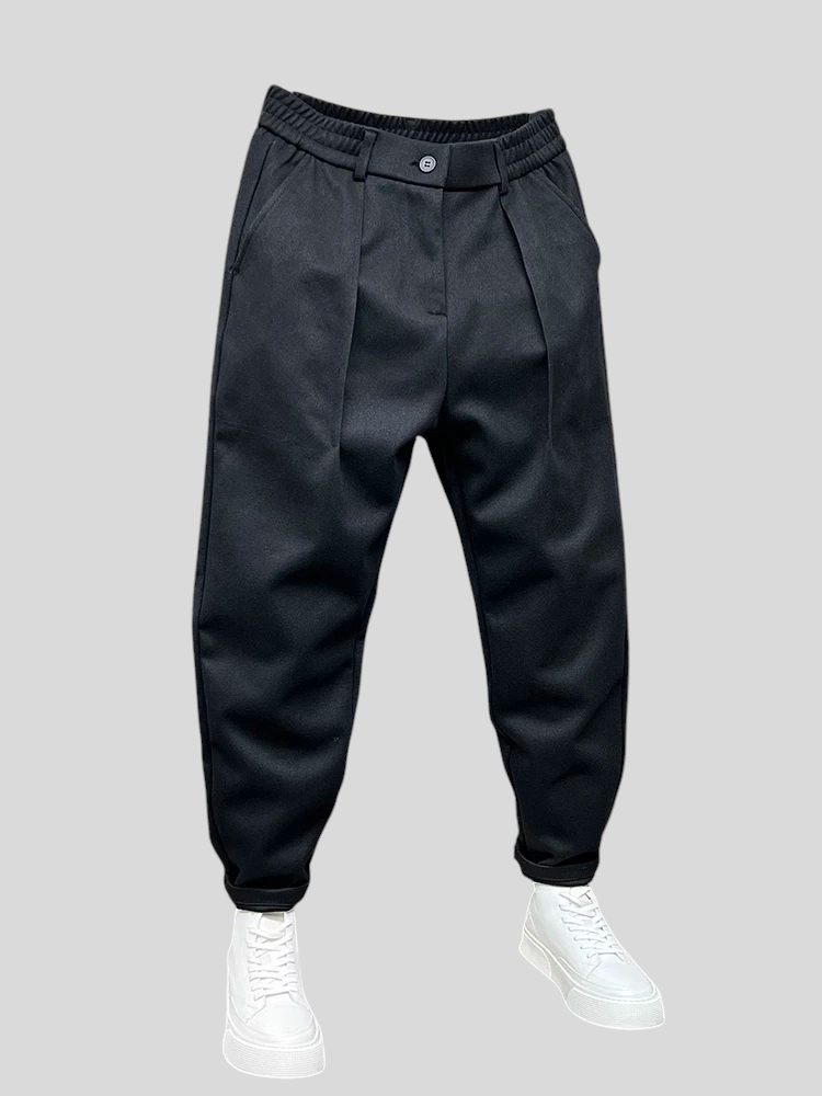 Marcello – Elegant Melange Trousers