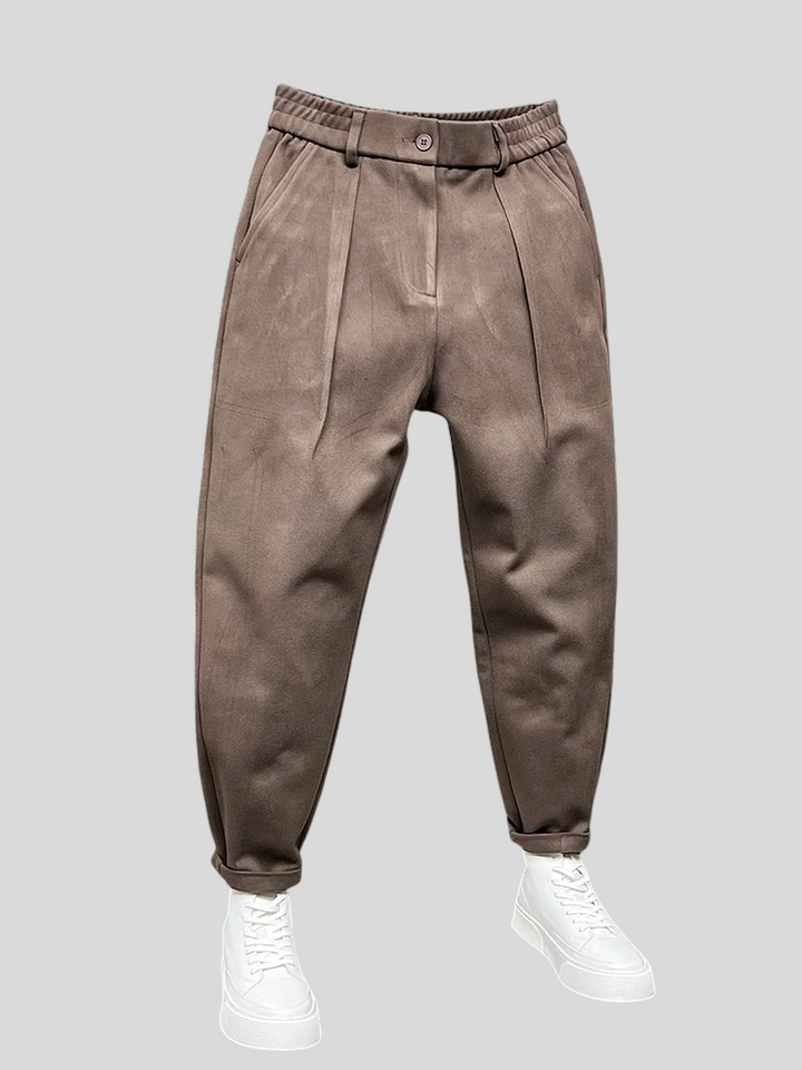 Marcello – Elegant Melange Trousers
