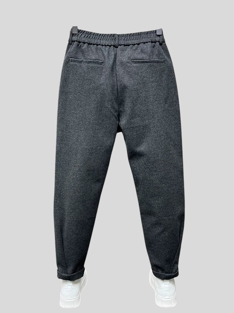 Marcello – Elegant Melange Trousers