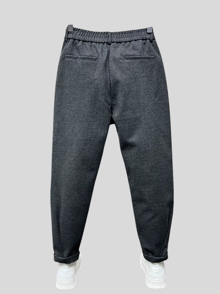 Marcello – Elegant Melange Trousers