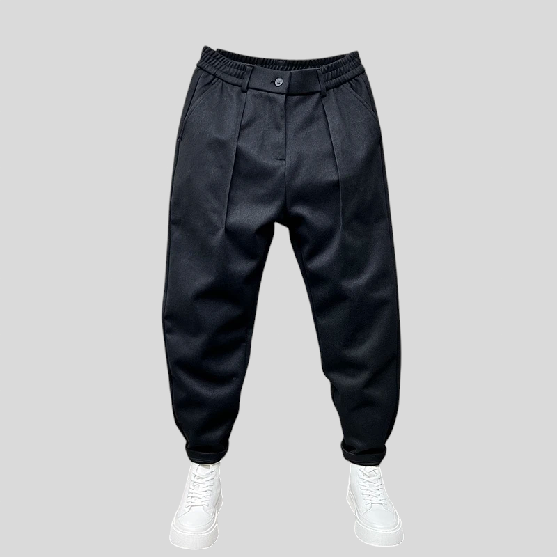 Marcello – Elegant Melange Trousers