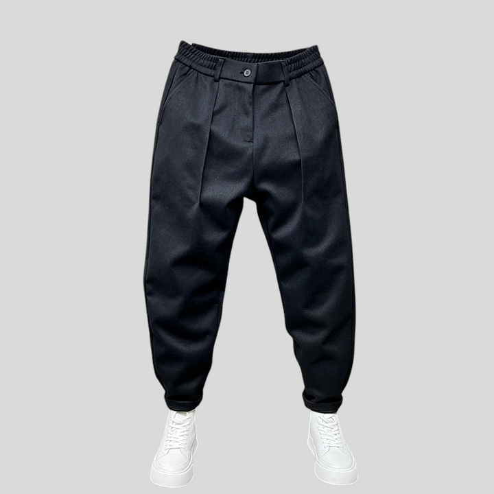 Marcello – Elegant Melange Trousers