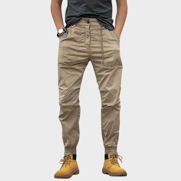 Marco – Stretch Cargo Trousers with Pockets