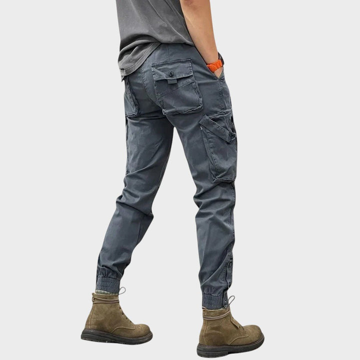 Marco – Stretch Cargo Trousers with Pockets