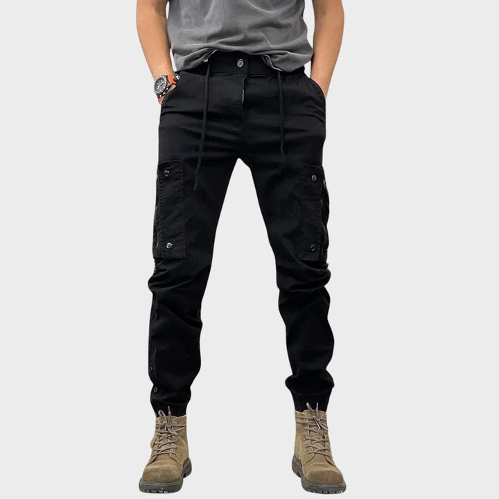 Marco – Stretch Cargo Trousers with Pockets