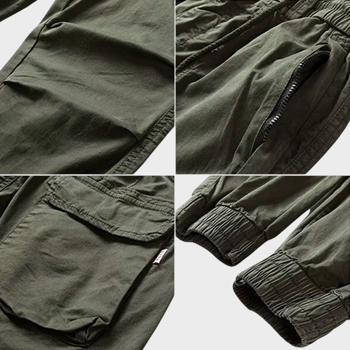 Marco – Stretch Cargo Trousers with Pockets