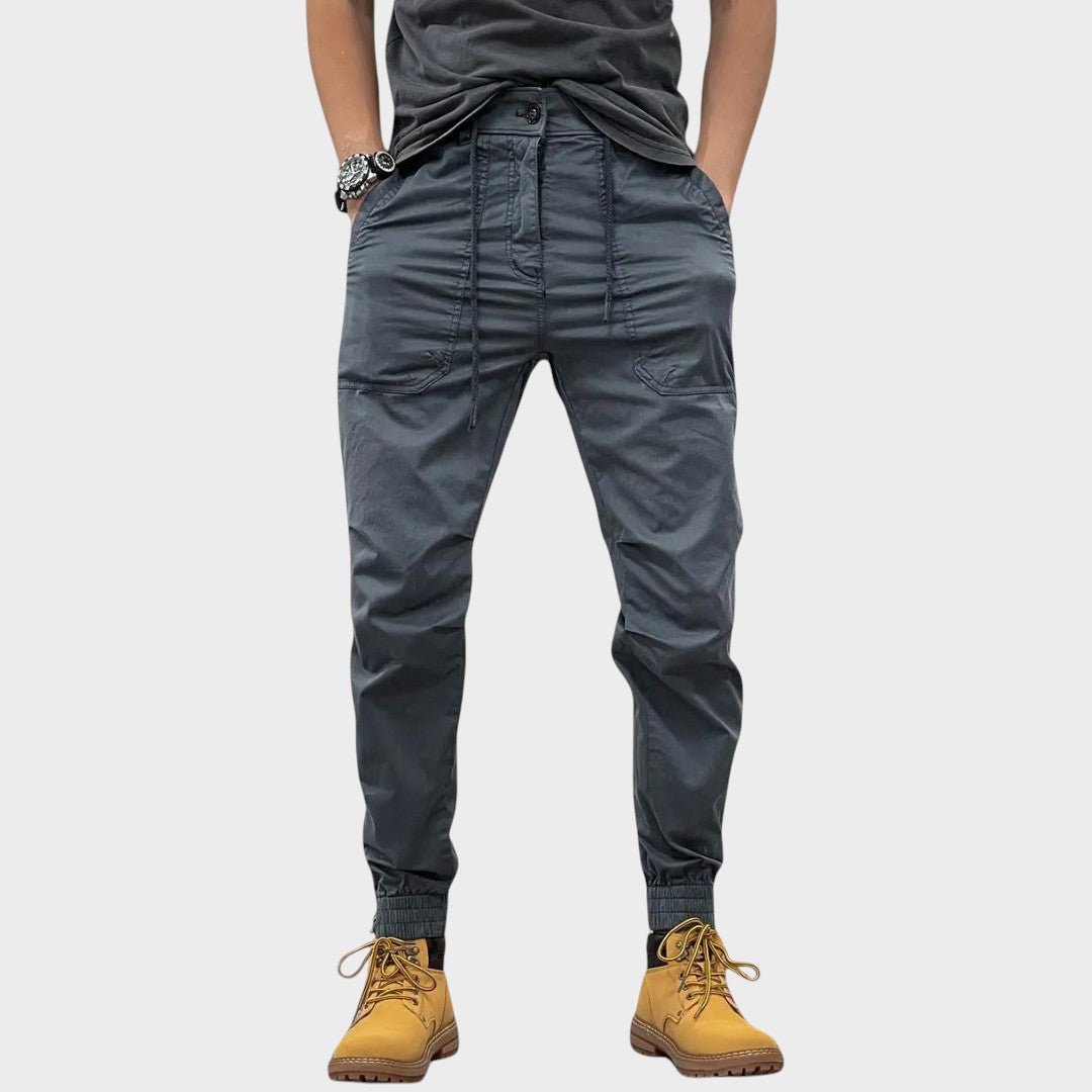 Marco – Stretch Cargo Trousers with Pockets
