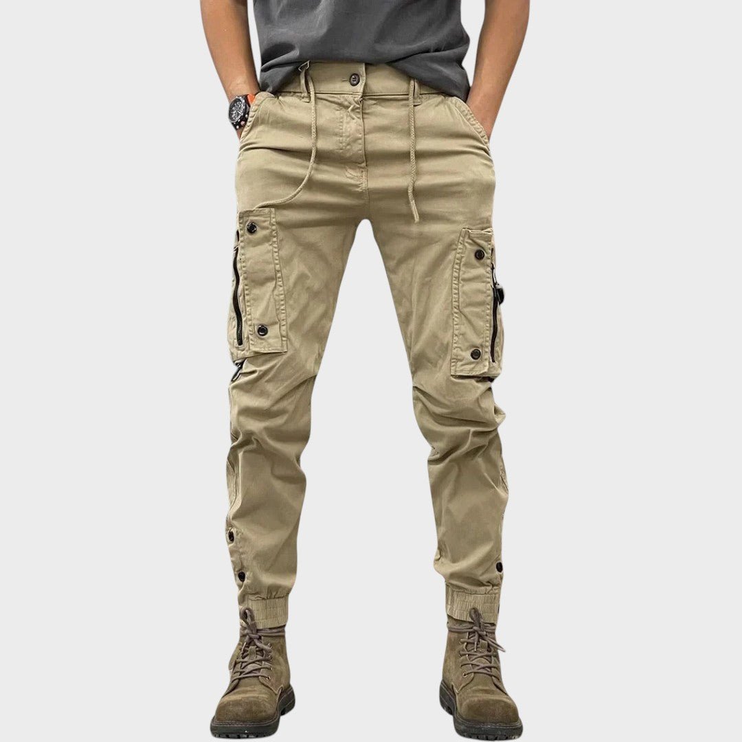 Marco – Stretch Cargo Trousers with Pockets